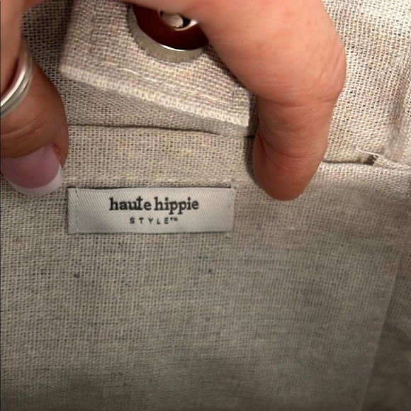 Haute Hippie | Teal Floral Tote Bag - Picture 4 of 10